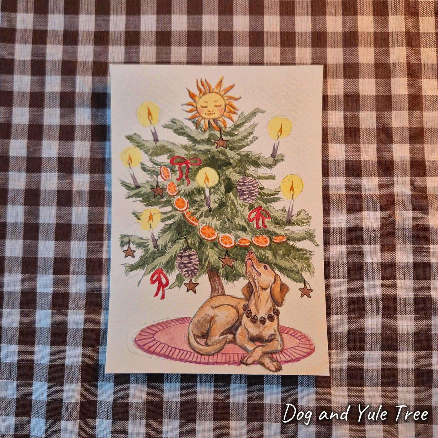 Yule cards (original art)