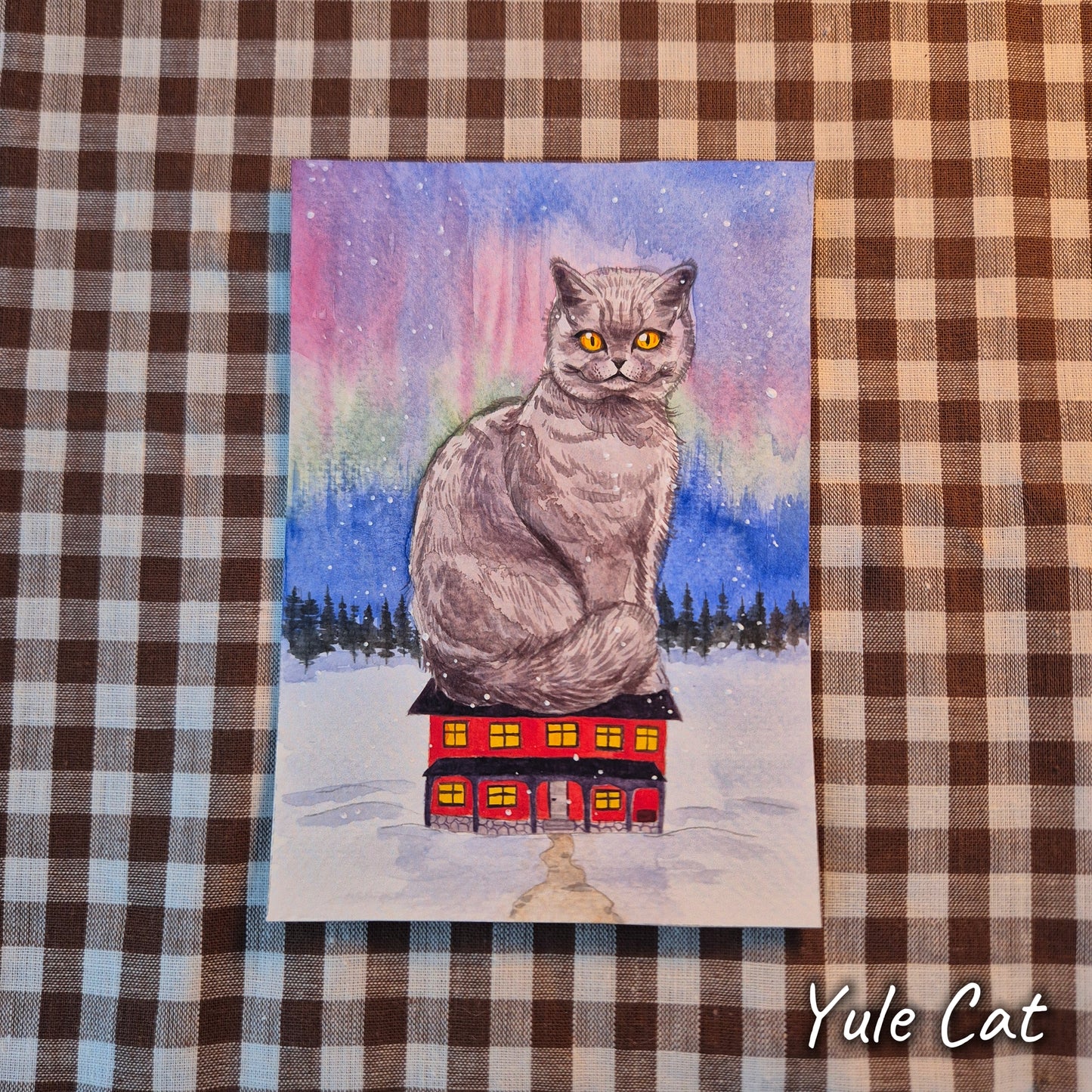 Yule cards (original art)