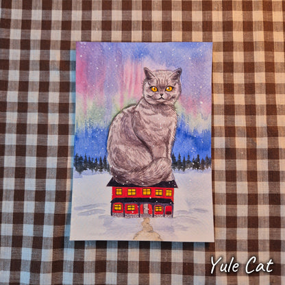 Yule cards (original art)