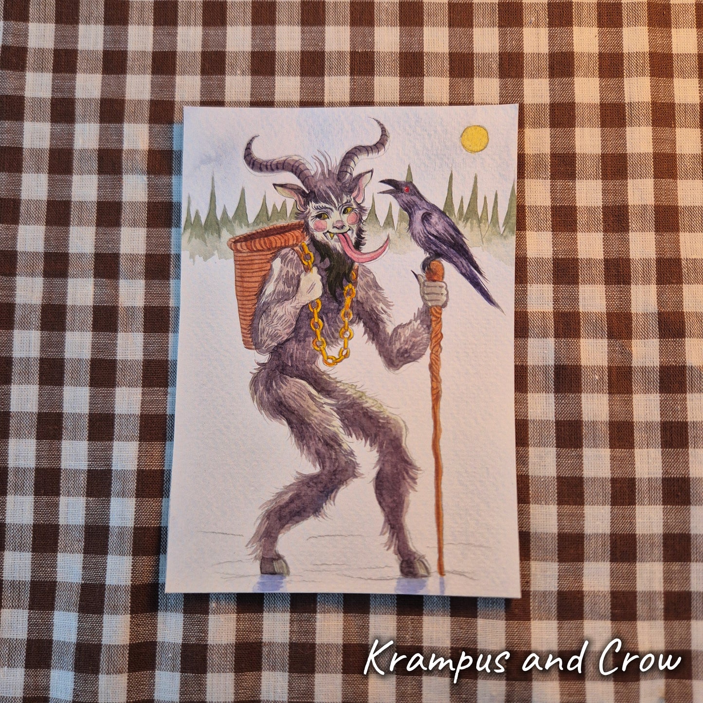 Yule cards (original art)