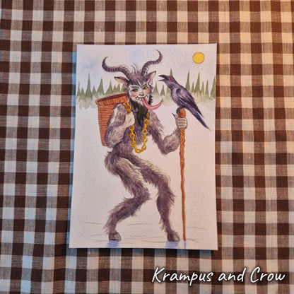 Yule cards (original art)