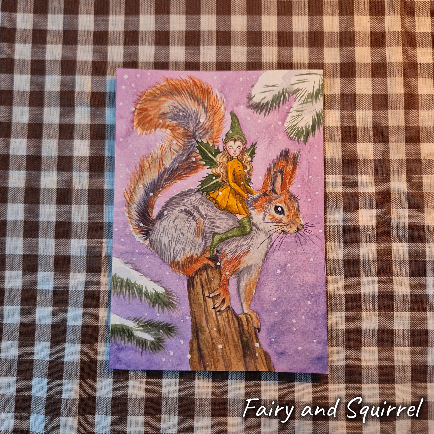 Yule cards (original art)